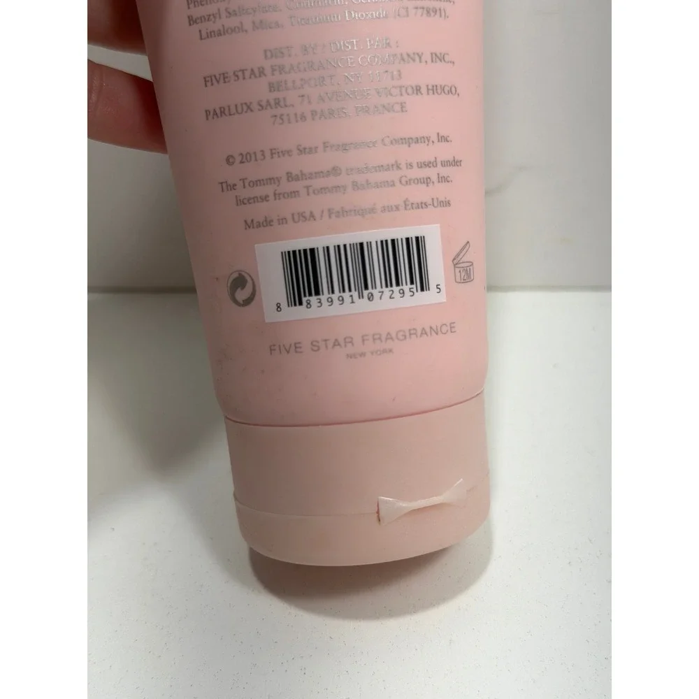 Tommy Bahama For Her Luminous Body Lotion 6.7 oz Pink Tube Shimmer Glow 80-85%